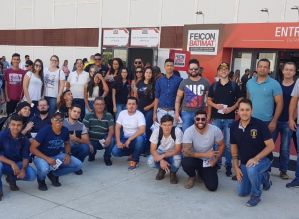Universitários da Engenharia Eduvale visitam a 24ª edição da FEICON