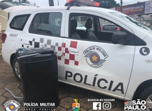 Homem é preso pela PM logo após furtar máquina de lavar roupas em Avaré