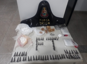 Polícia Militar prende traficante por tráfico de drogas na Vila Martins 2 em Avaré