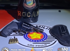 ROCAM prende homem por porte ilegal de arma de fogo em Avaré