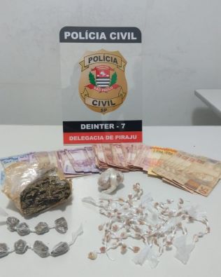 Piraju: Operação da Polícia Civil termina com 1 preso, mais drogas e dinheiro apreendidos