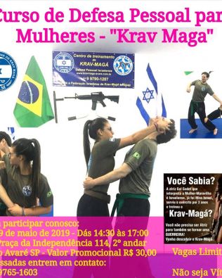 Curso  de “Krav Magá” está com inscrições abertas em Avaré