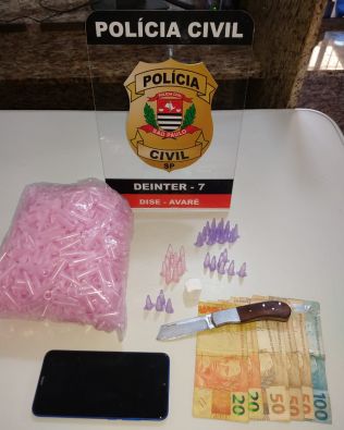 Avaré: Comerciante é preso pela Polícia Civil por tráfico de drogas