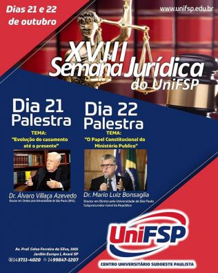 UniFSP realizará “Semana Jurídica”