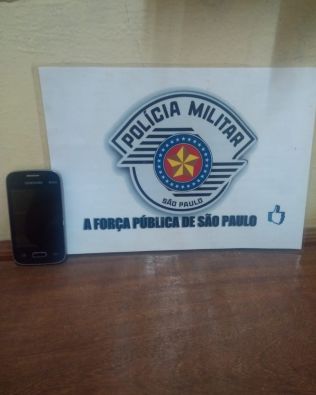 Polícia Militar recupera celular furtado em Comércio na cidade de Itaí