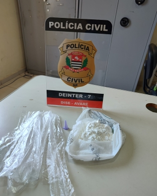 Avaré: Polícia Civil prende em flagrante homem acusado de vender cocaína