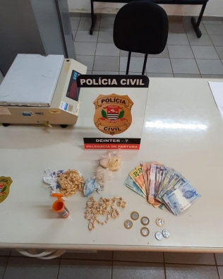 Três são presos por tráfico de drogas durante ações da Polícia Civil