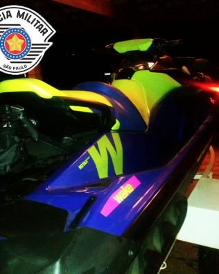 Avaré: Polícia Militar recupera Jet-Ski furtado