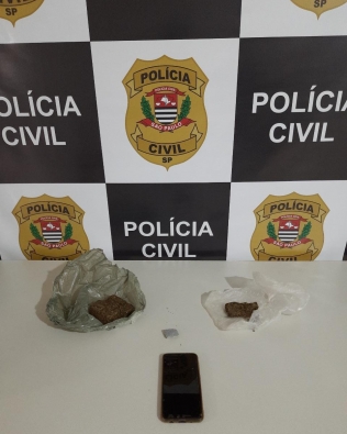 Região: Polícia Civil prende homem por tráfico de drogas