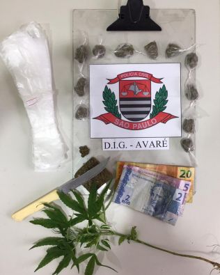 DIG prende homem no Jardim Primavera por tráfico de drogas em Avaré