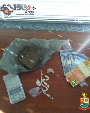 Região: Adolescentes são flagrados quando vendiam drogas