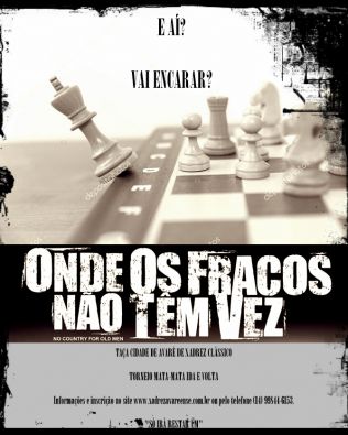 Abertas as inscrições para a taça Avaré de xadrez clássico
