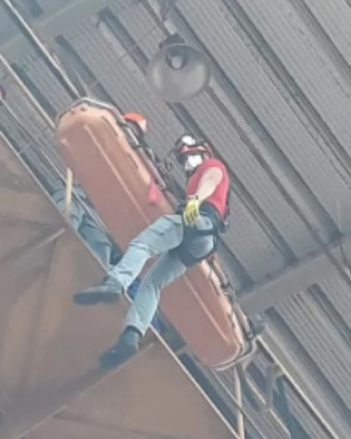 Funcionário de usina leva choque em cima de ponte rolante e resgate mobiliza bombeiros em Avaré