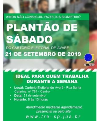 Avaré : Nota da Justiça Eleitoral