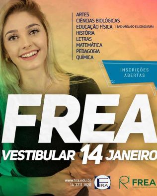 FREA PROMOVE VESTIBULAR NO DIA 14