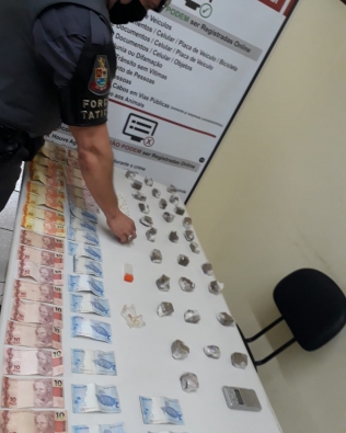 FT de Avaré prende traficante no Bairro Vila Esperança