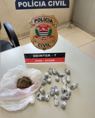 Avaré:Polícia Civil prende casal em flagrante por tráfico de drogas